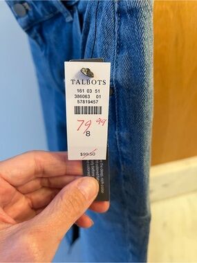 Talbots Blue Ankle Jeans